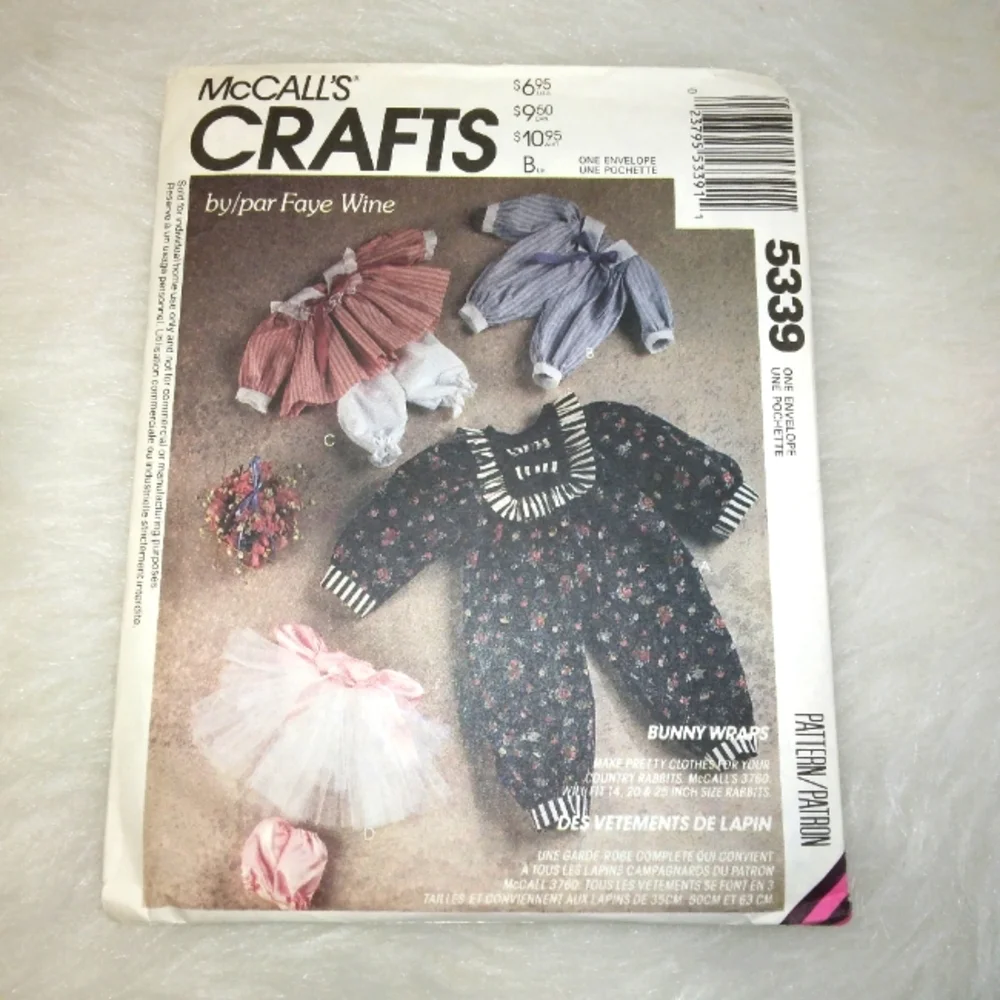 MCCALL'S Faye Wine wardrobe for Country Rabbits, 25